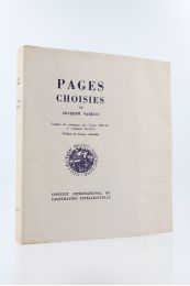 NABUCO : Pages choisies - First edition - Edition-Originale.com