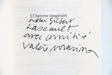 NOVARINA : L'opérette imaginaire - Autographe, Edition Originale - Edition-Originale.com
