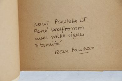 PAULHAN : Braque le patron - Libro autografato - Edition-Originale.com