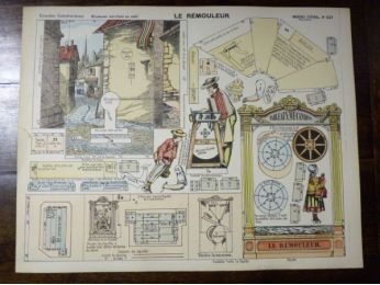 Grandes constructions : Le Rémouleur. Imagerie d'Épinal Pellerin n°537 - First edition - Edition-Originale.com