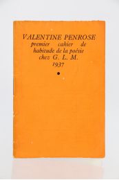PENROSE : Premier cahier de habitude de la poésie - Edition Originale - Edition-Originale.com