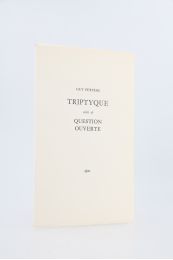 PERPERE : Triptyque suivi de Question ouverte - Prima edizione - Edition-Originale.com