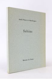 PIEYRE DE MANDIARGUES : Sabine - Edition Originale - Edition-Originale.com