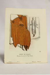 POIRET : Effet de glace. Manteau du soir, de Paul Poiret (pl.78, La Gazette du Bon ton, 1920 n°10) - First edition - Edition-Originale.com