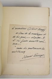 POURRAT : Le temps qu'il fait. Calendrier des bergers de France - Autographe, Edition Originale - Edition-Originale.com