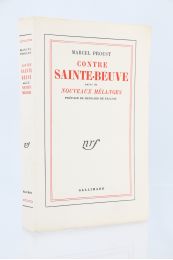 PROUST : Contre Sainte-Beuve suivi de Nouveaux mélanges - Edition Originale - Edition-Originale.com