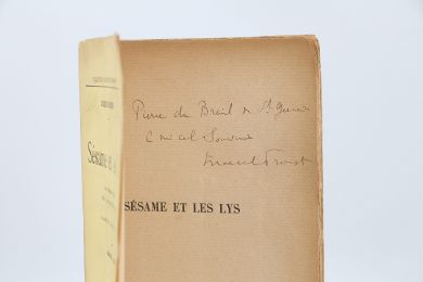 PROUST : Sésame et les lys - Libro autografato, Prima edizione - Edition-Originale.com