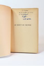 QUEFFELEC : Au bout du monde - Signed book, First edition - Edition-Originale.com