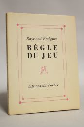 RADIGUET : Règle du jeu - First edition - Edition-Originale.com