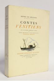 REGNIER : Contes vénitiens - Edition-Originale.com