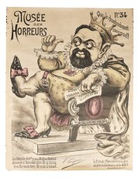 REINACH : [AFFAIRE DREYFUS] Musée des horreurs - Affiche originale lithographiée en couleurs - n°34 