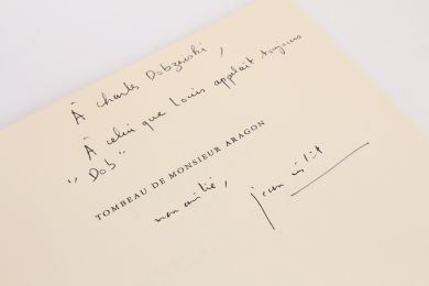 RISTAT : Tombeau de monsieur Aragon - Signed book, First edition - Edition-Originale.com