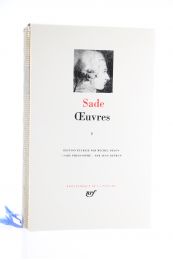 SADE : Oeuvres, tome I - Edition-Originale.com