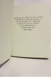 SAINT JEAN DE LA CROIX : Poèmes majeurs. La nuit obscure - Le cantique spirituel - La vive flamme - Edition-Originale.com