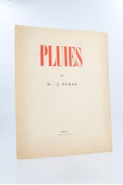 SAINT-JOHN PERSE : Pluies - Erste Ausgabe - Edition-Originale.com
