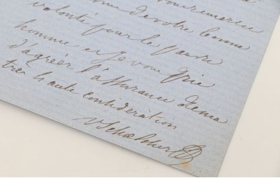 SCHOELCHER : Lettre autographe signée à Alfred Boucher-Cadart - Signed book, First edition - Edition-Originale.com