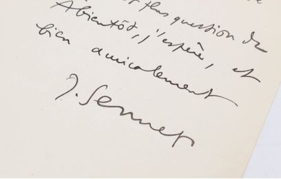 SENNEP : Lettre autographe signée à son ami Carlo Rim  - Signiert, Erste Ausgabe - Edition-Originale.com