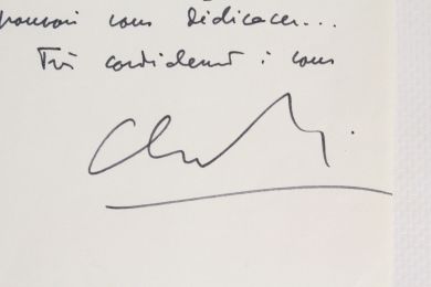 SIMON : Lettre autographe signée de Claude Simon à René Wintzen  - Signiert, Erste Ausgabe - Edition-Originale.com