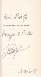SIMON : 728 jours avec Michel Simon - Signed book, First edition - Edition-Originale.com