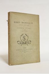 SOULARY : Les rimes ironiques - Edition Originale - Edition-Originale.com