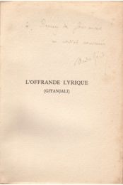 TAGORE : L'offrande lyrique - Autographe - Edition-Originale.com