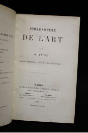 TAINE : Philosophie de l'art - Edition Originale - Edition-Originale.com