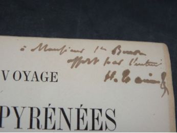 TAINE : Voyage aux eaux des Pyrénées - Signed book - Edition-Originale.com