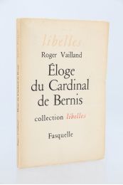 VAILLAND : Eloge du cardinal de Bernis - Prima edizione - Edition-Originale.com