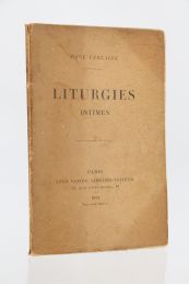 VERLAINE : Liturgies intimes - Erste Ausgabe - Edition-Originale.com