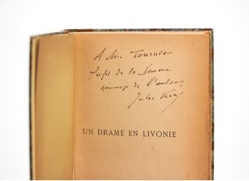 VERNE : Un drame en Livonie - Signed book, First edition - Edition-Originale.com