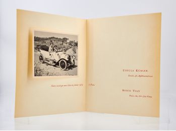 VIAN : Faire-part de mariage de Boris Vian et Ursula Kübler [joint] enveloppe autographe - Signed book, First edition - Edition-Originale.com