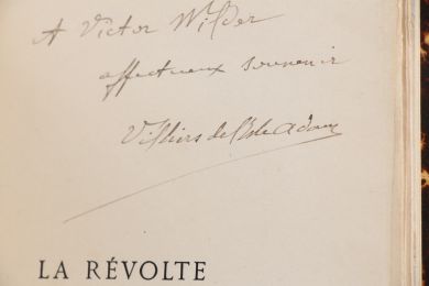 VILLIERS DE L'ISLE-ADAM : La révolte - Signiert, Erste Ausgabe - Edition-Originale.com