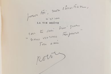 VRIGNY : La vie brève - Autographe, Edition Originale - Edition-Originale.com
