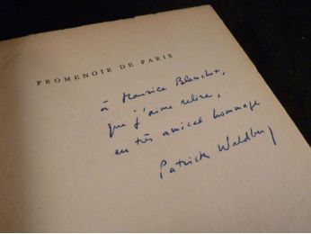 WALDBERG : Promenoir de Paris - Autographe, Edition Originale - Edition-Originale.com