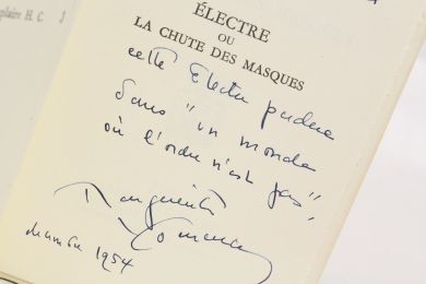 YOURCENAR : Electre ou la chute des masques - Libro autografato, Prima edizione - Edition-Originale.com