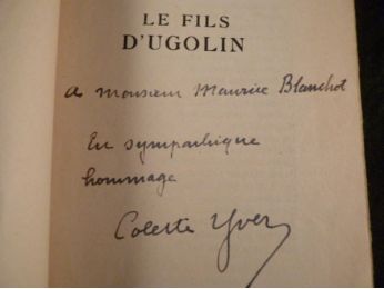 YVER : Le fils d'Ugolin - Signiert, Erste Ausgabe - Edition-Originale.com
