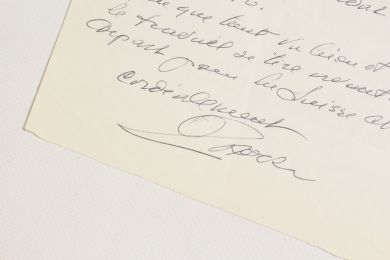 ZADKINE : Lettre autographe signée  - Signed book, First edition - Edition-Originale.com