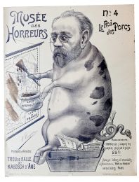 ZOLA : [AFFAIRE DREYFUS] Musée des horreurs - Affiche originale lithographiée en couleurs - n°4 