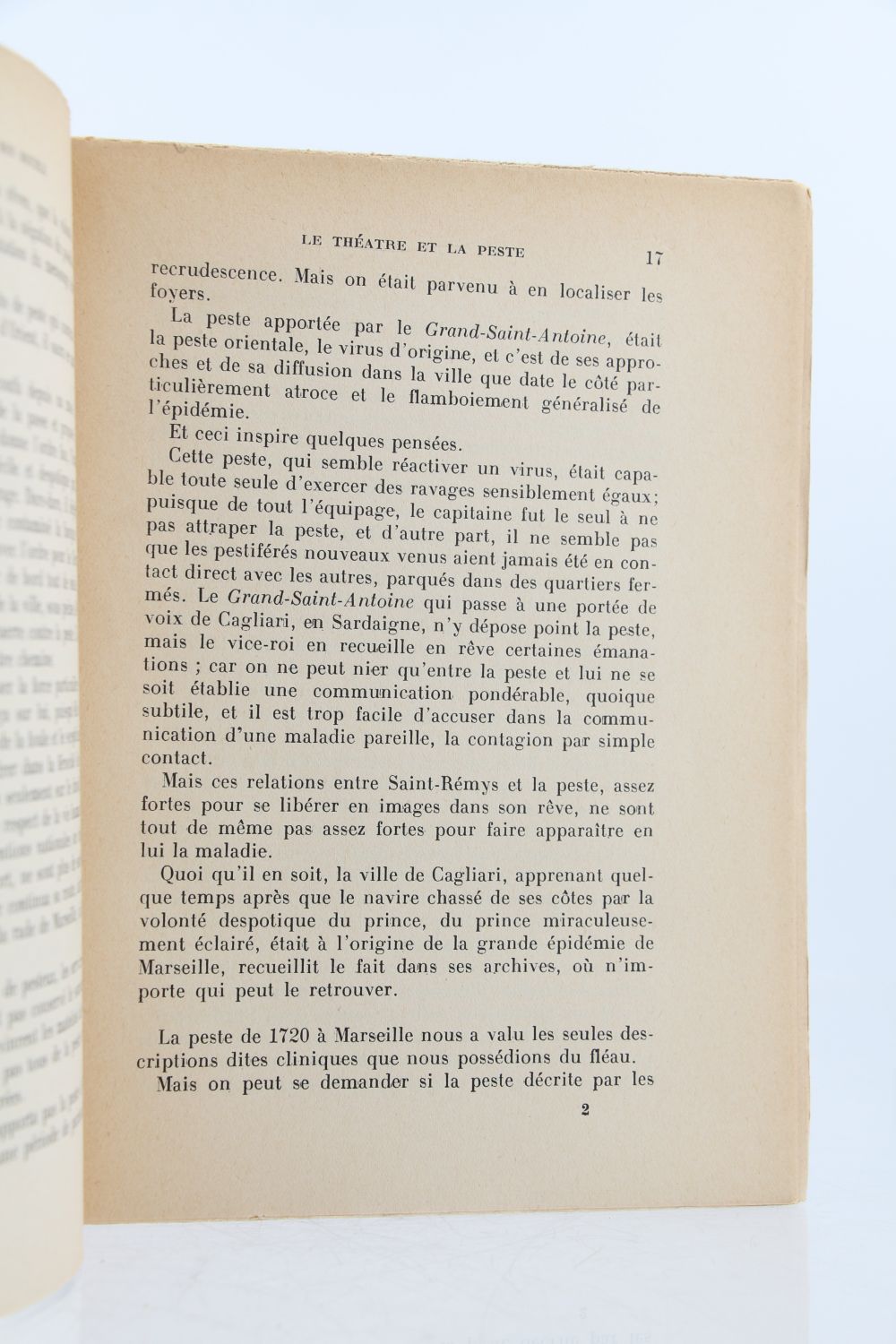 ARTAUD : Le Théâtre et son double - Signed book, First edition ...