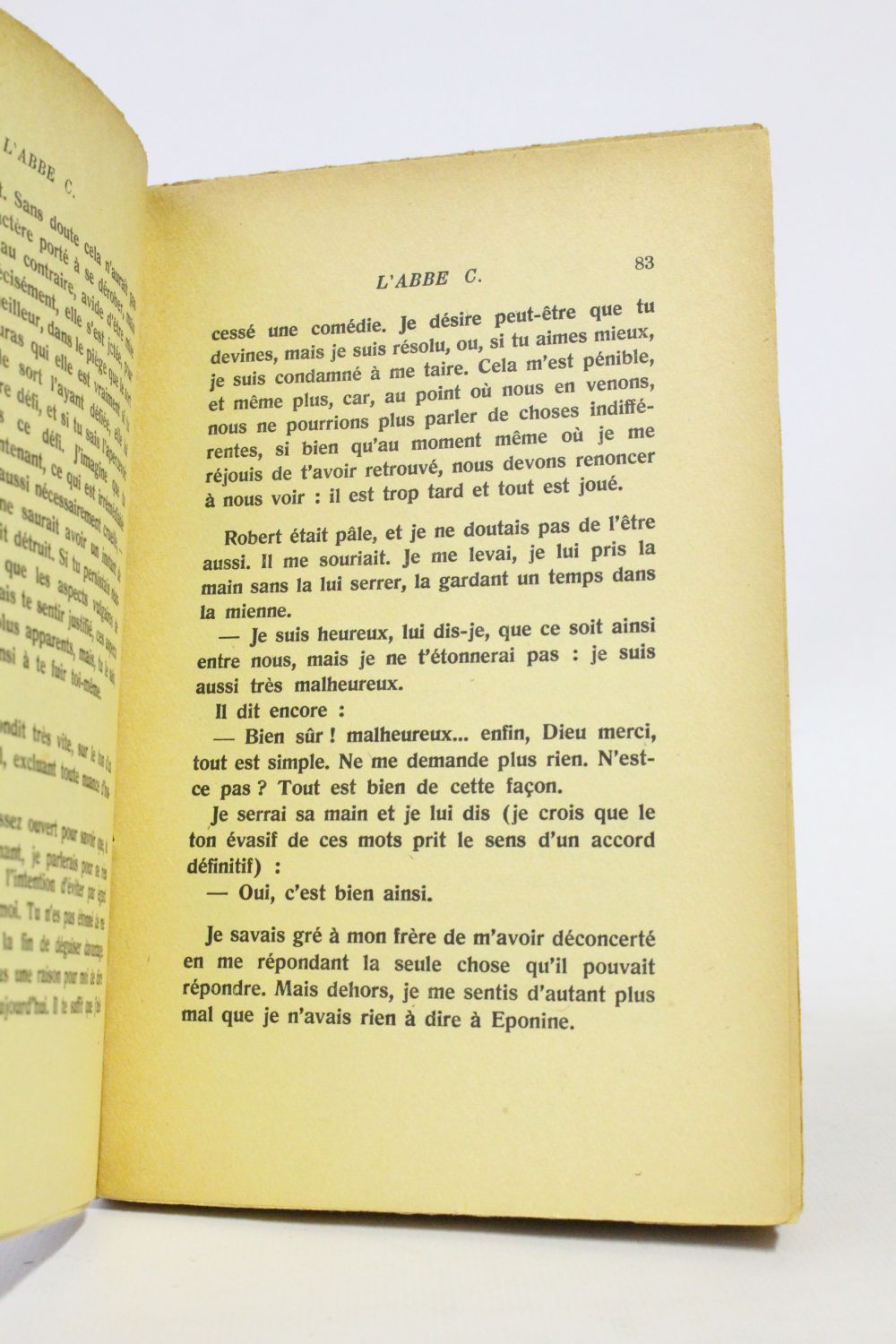 BATAILLE : L'abbé C - Signed book, First edition - Edition-Originale.com