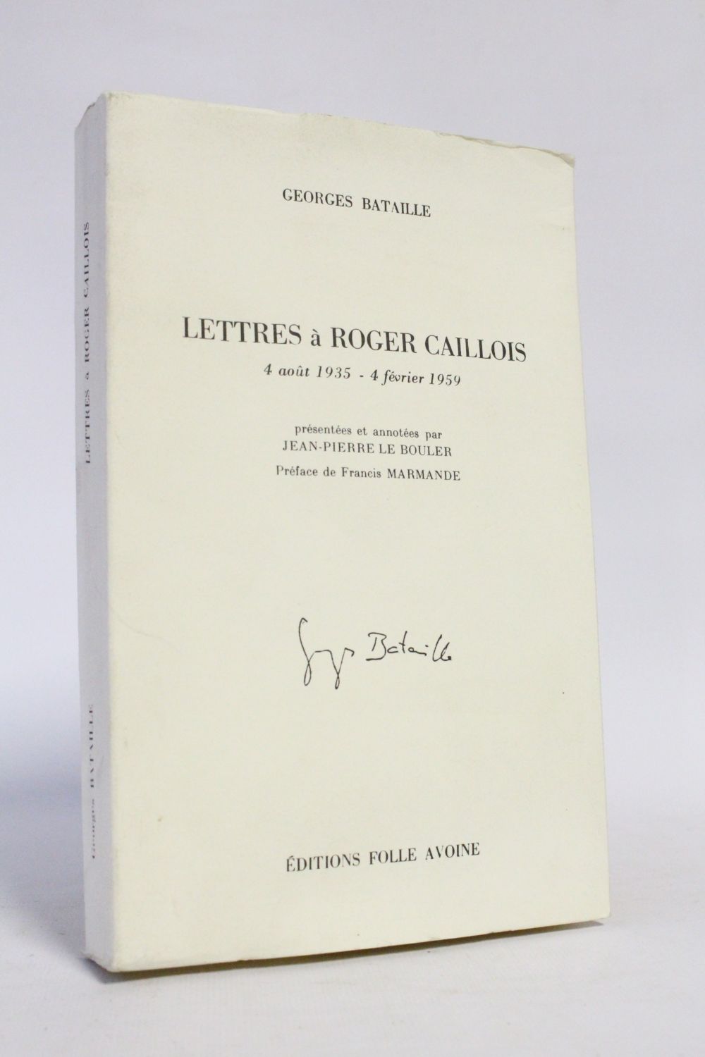 cover art for Lettres à Roger Caillois: 4 août 1935-4 févr. 1959