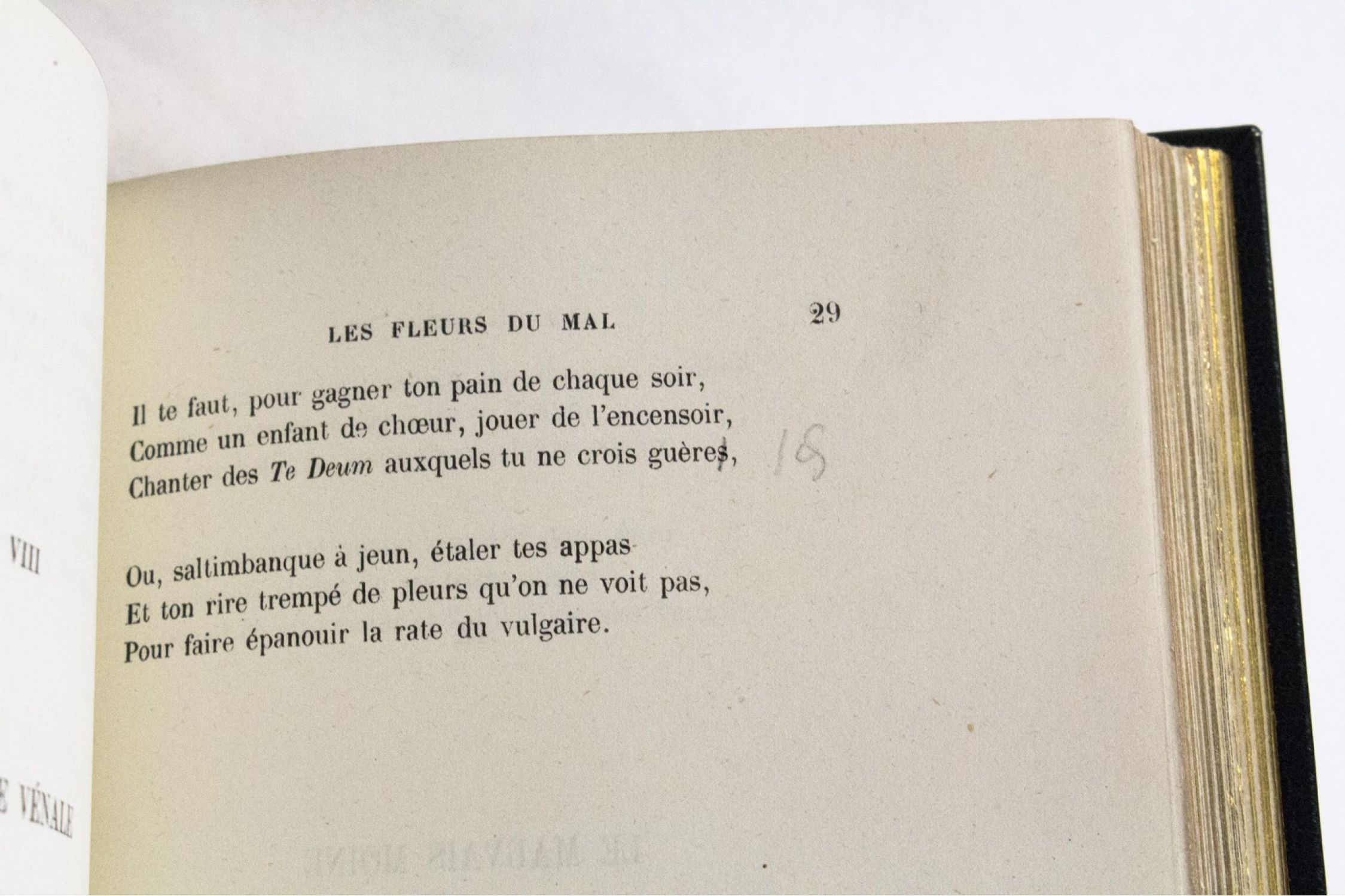 Lampada libro 'Les fleurs du mal di Charles Baudelaire' - ArtFrigo 