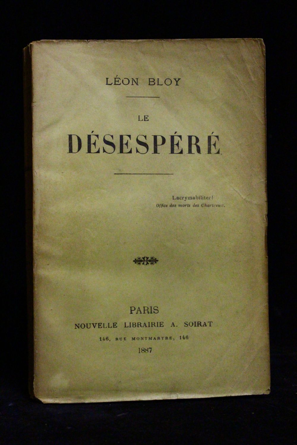Bloy Le Desespere First Edition Edition Originale Com