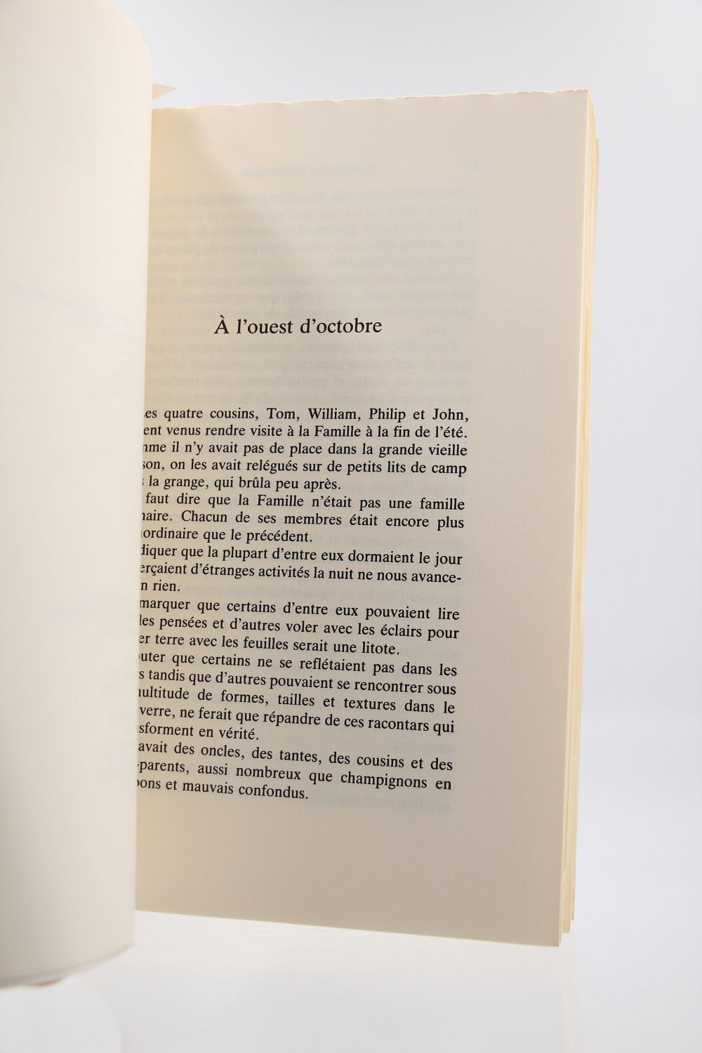 BRADBURY : A l'ouest d'Octobre - First edition - Edition-Originale.com