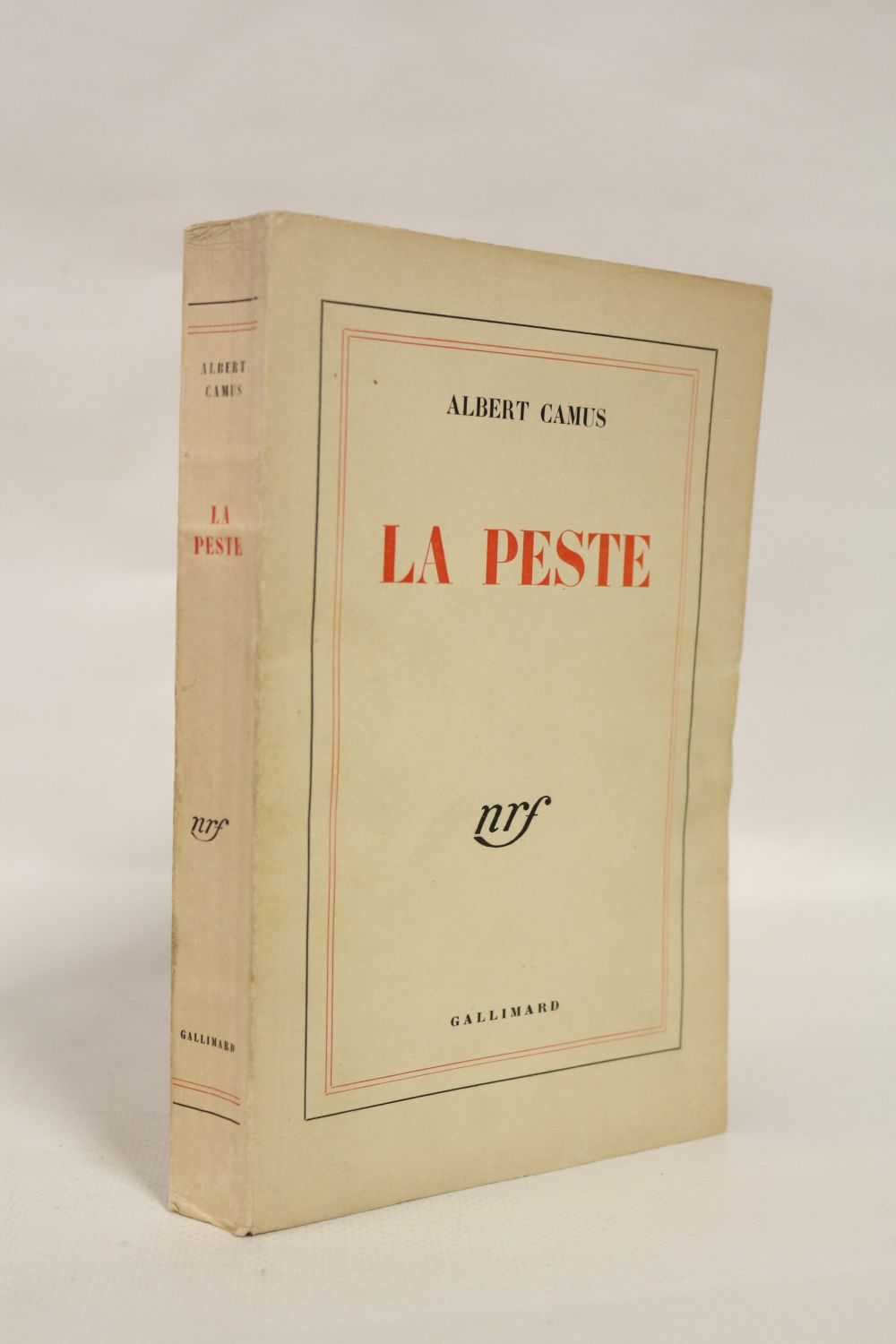 Camus La Peste Signed Book First Edition Edition