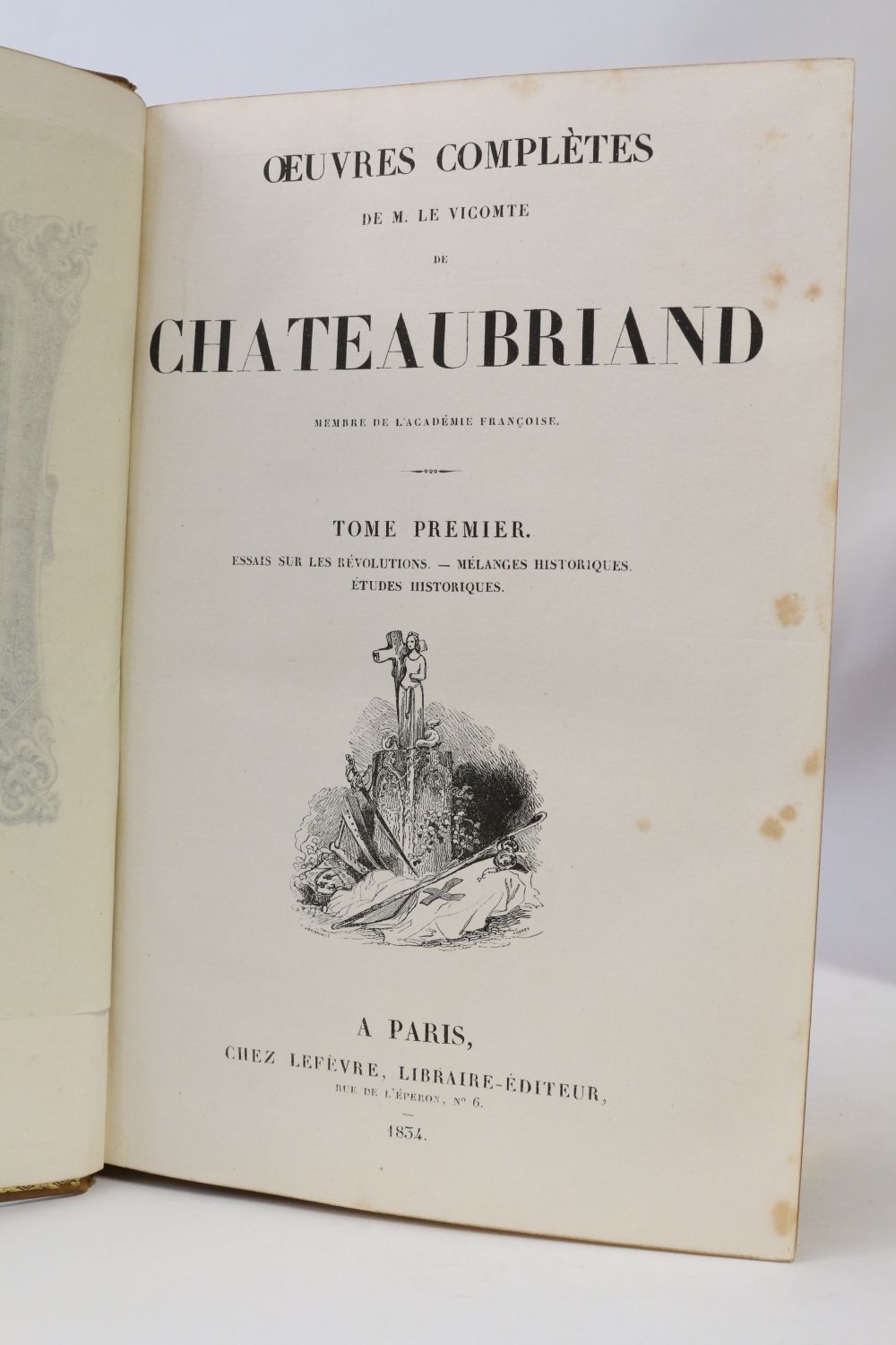 Chateaubriand Œuvres Romanesques Poétiques T3 1861 littérature Garnier France 