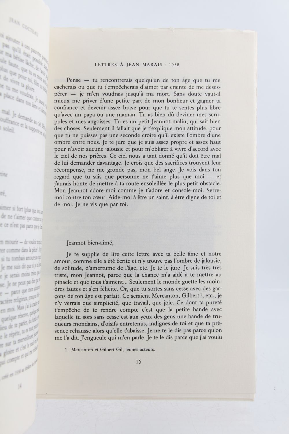 COCTEAU : Lettres à Jean Marais - Signed book, First edition - Edition ...