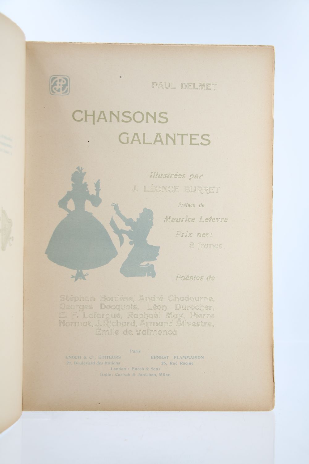 DELMET : Chansons galantes - First edition - Edition-Originale.com