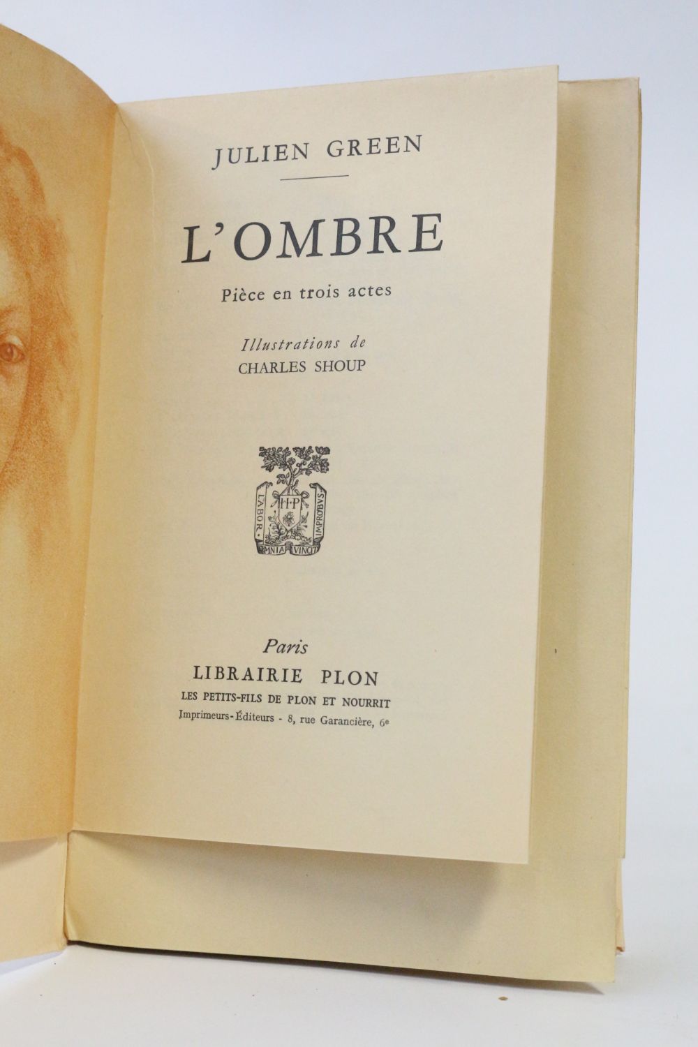 Illustrations de Charles SHOUP Edition originale GREEN JULIEN "L'Ombre" 