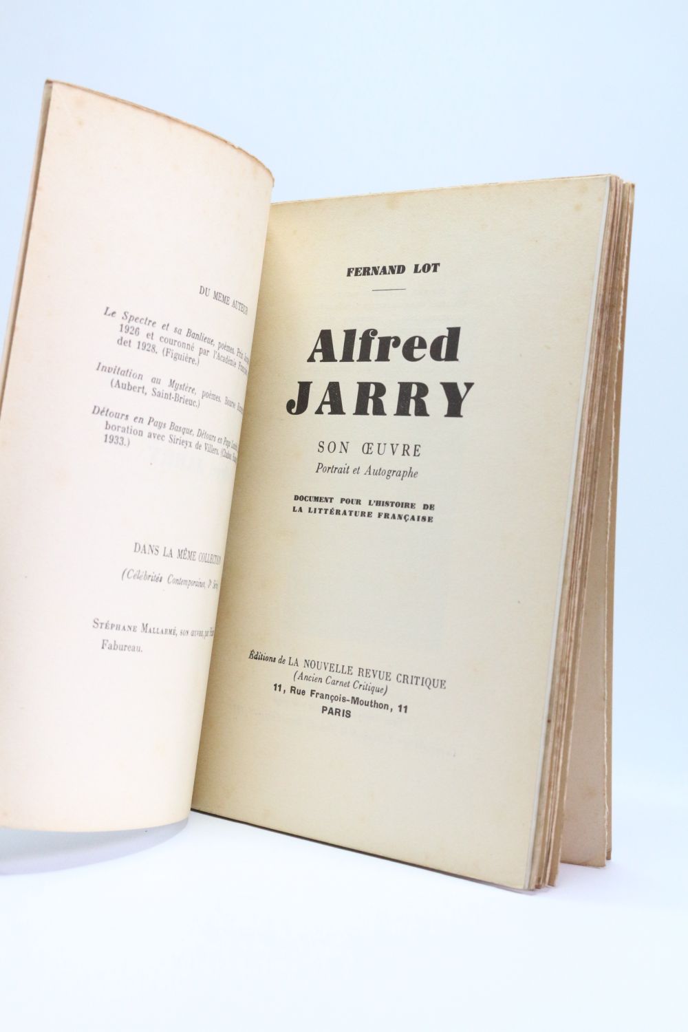 JARRY : Alfred Jarry - Edition Originale - Edition-Originale.com
